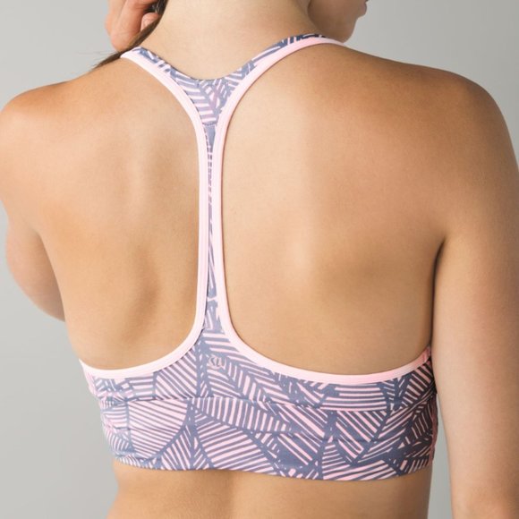Lululemon Cool To Street Bra Banana Leaf Blush Quartz / Blush Quartz, size 8 - Picture 2 of 7